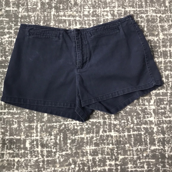 Abercrombie & Fitch khaki blue shorts - Picture 1 of 4
